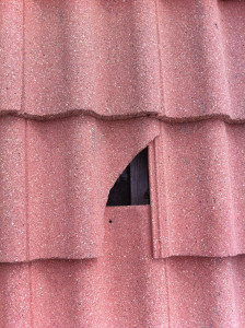Damaged clay roof tile repair calgary